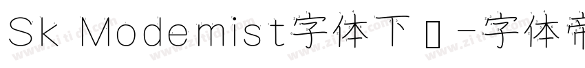 Sk Modemist字体下载字体转换